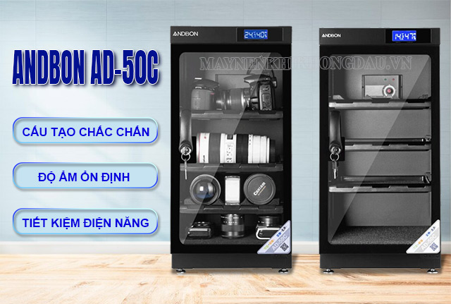 Tủ chống ẩm 50l Andbon AD-50C
